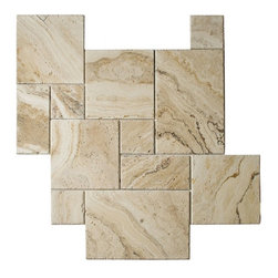 4 sz. Pattern Set Travertine - DaVinci - Flooring