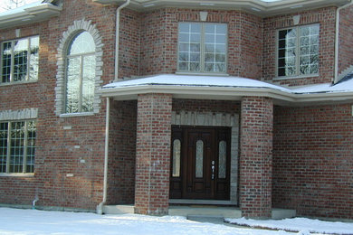Example of a trendy exterior home design in Chicago