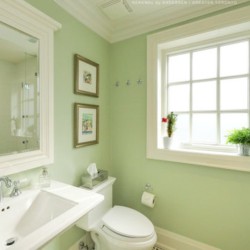 New Window in Bright Pretty Bathroom - Renewal by Andersen Greater Toronto, Onta