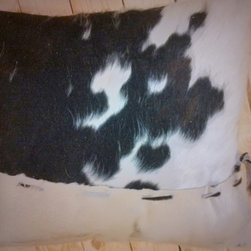 cowhide hair on throw pillow - Decorative Pillows