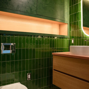 Master Bathroom Renovation and Custom Closet Built in Highland Park
