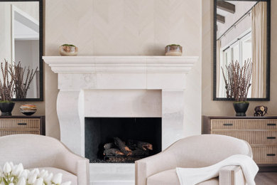Inspiration for a transitional living room remodel in Phoenix