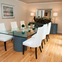 glass dining room table