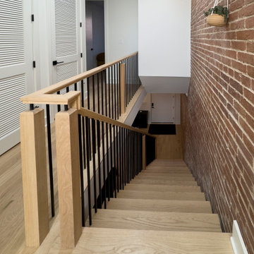 Project #145 | Modern Staircase Renovation in Victorian Townhouse