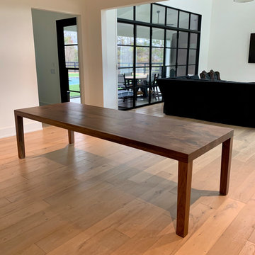 Black Walnut Parson's Dining Table