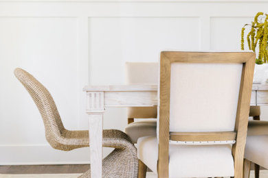 Transitional dining room photo in Atlanta