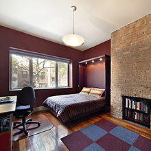 fireplace bookshelves