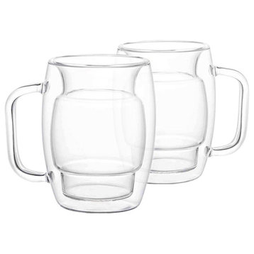 Cadus Double Wall Tea Glasses 10 oz, Set of 2