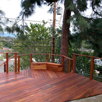 Tigerwood Hillside Deck, Pasadena
