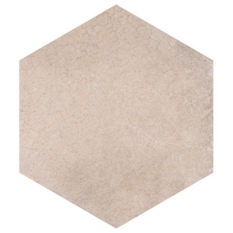 Heritage Hex Rose Porcelain Floor and Wall Tile