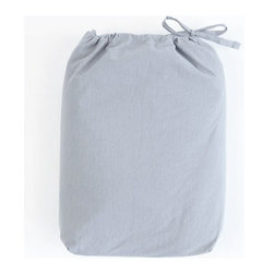 Washed Solid: Charcoal - Sheet And Pillowcase Sets