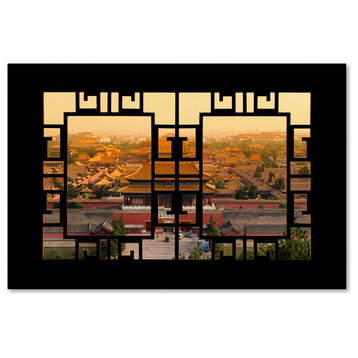 Philippe Hugonnard 'Rooftop View' Canvas Art, 32"x22"