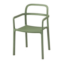 YPPERLIG Chaise &agrave; accoudoirs, int/ext&eacute;rieur, vert - Dining Chairs