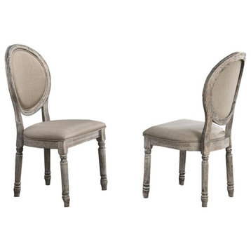 Fiona Rustic Beige Dining Chair