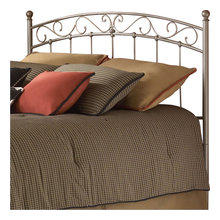 Headboard - Ellsworth Metal in Light bronce finish