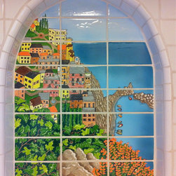 Italian Shower Tile Mural - Artwork