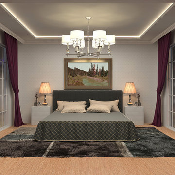 Cork Flooring in a living room