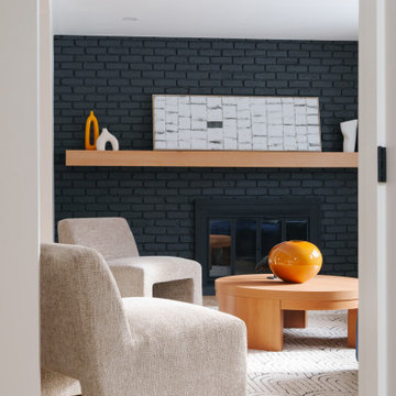 Where Work Meets Comfort: A Sunlit Office & Cozy Fireside Lounge