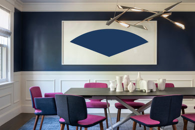 Dining room - transitional dining room idea in Boston