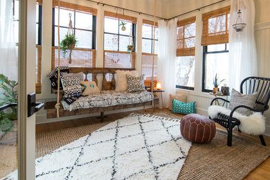 Inspiration for a scandinavian sunroom remodel in Kansas City