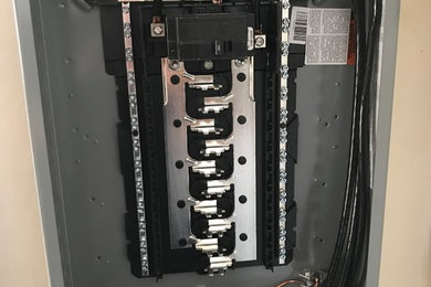Electrical service panel upgrade