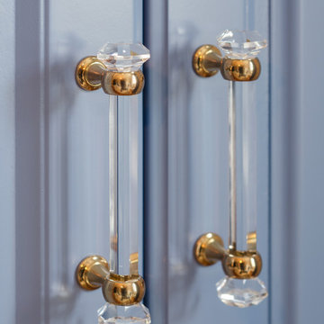 Sporting Blue Room Turned Closet