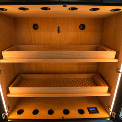 Custom Display Humidor - Accent Chests And Cabinets