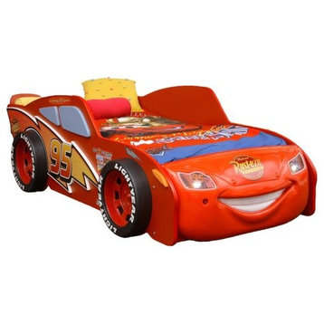 Lightning McQueen Racing Twin Car Bed