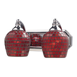 Elk Lighting - Elk Lighting 570-2C-CPR Vanity Lighting Vanity - Bathroom Vanity Lighting