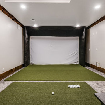Cellar and Golf Simulator Build Out