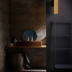 Gold Long LED Bathroom Wall Light - Pendant Lighting