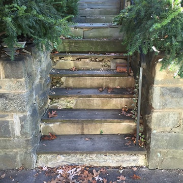 Thermal Cut Flagstone Walkway in Washington DC, Tenleytown NW