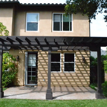 Wood Lattice Patio