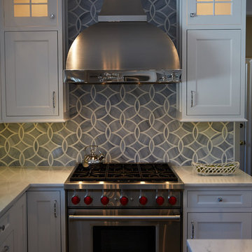 White and light Long Island KITCHEN