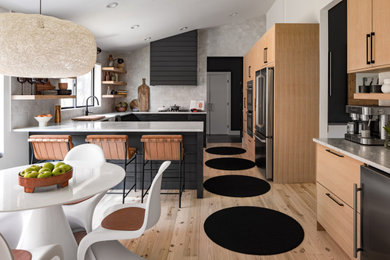 Trendy kitchen photo in New York