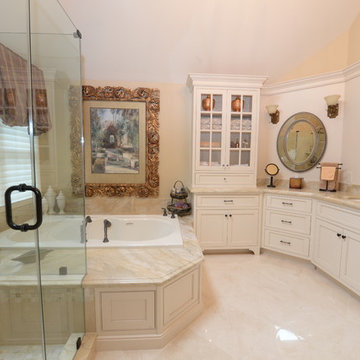 Spacious master bath