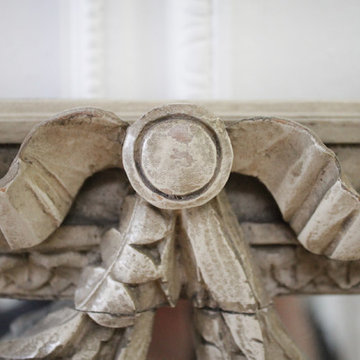 20th Century Painted and Carved French Style Mirrors