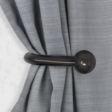 Essential Bronze Holdback (100% Steel) - Drapery Hardware & Accessories