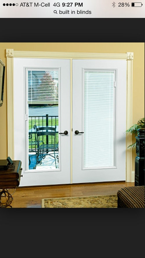 Built In Blinds Yes Or No, Patio Door With Built In Blinds