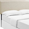 Modway Camille Queen Upholstered Fabric Headboard Beige