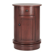 50 Most Por Oval Accent Chests And Cabinets For 2019 Houzz Hawthorne Collection Oval Cabinet In Red