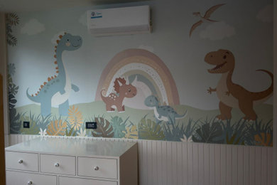 Joyland Kids Room Wallpaper In Blue Color