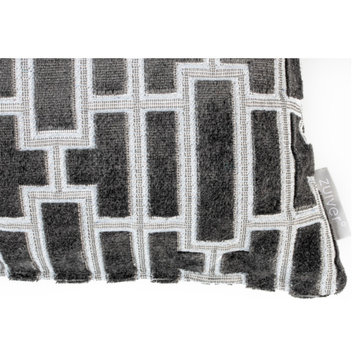 Black Contemporary Throw Pillows (2) | Zuiver Scape