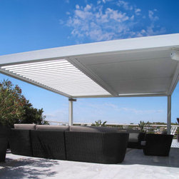 Pre-Packaged Louvered Pergola - Pergolas