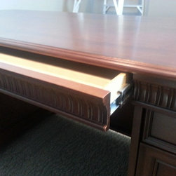 Custom Executive Desk - Desks And Hutches