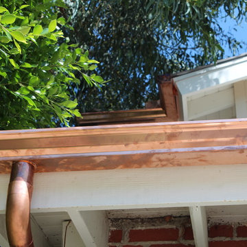 Seamless Copper Rain Gutters in Los Angeles
