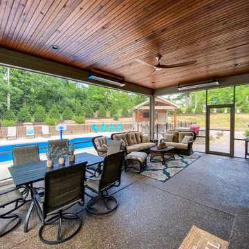 Pool House and Screen Room Area