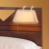 Over the Headboard Hanging Bed Lamp - Cream