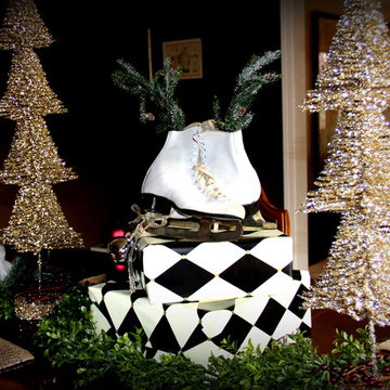 Winter tablescape