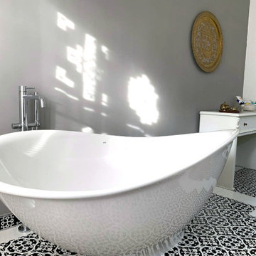 Master bathroom per una "career woman" Salentina